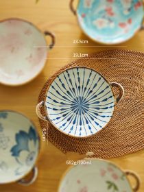 Ceramic Tableware High Value Large Ramen Bowl (Option: 7.5inch twocolor line)